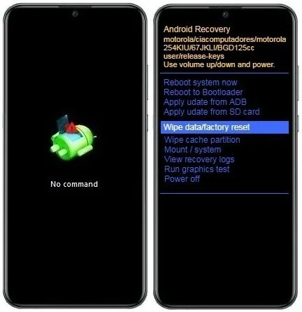 Como formatar o Motorola One Hyper através do modo de recuperação?