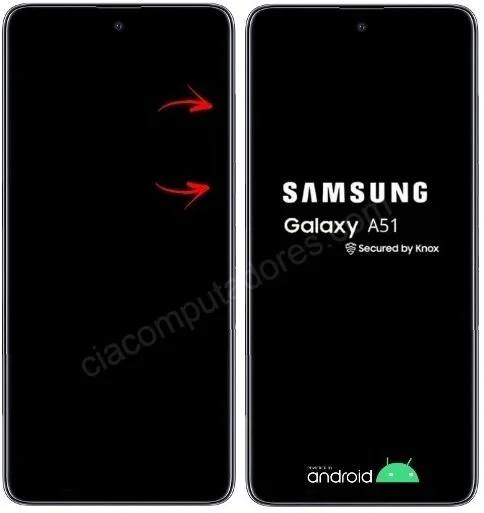 Como formatar Samsung Galaxy A51 através do modo de recuperação?