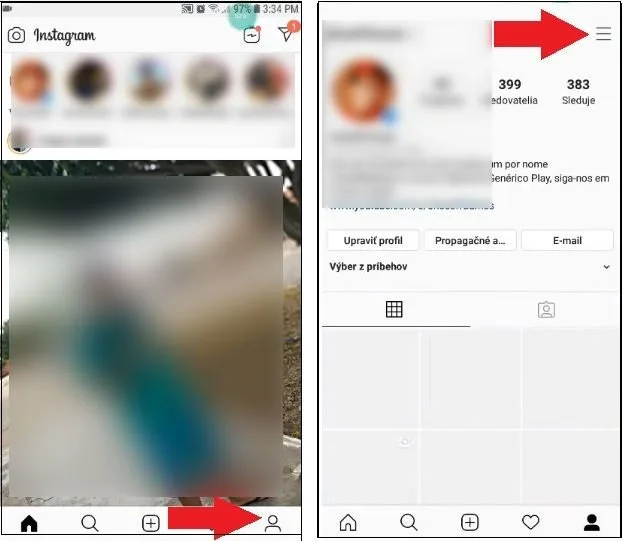 Como mudar o idioma do Instagram para Português BR?