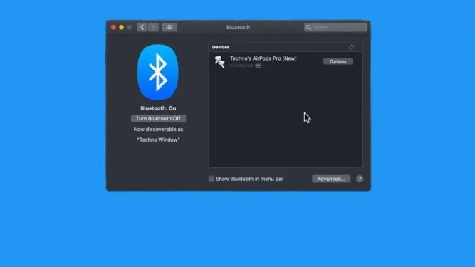 Como conectar o AirPods no Mac?