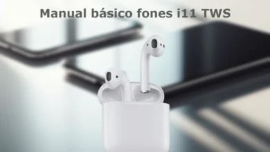 Instruções para usar os fones i11 TWS.