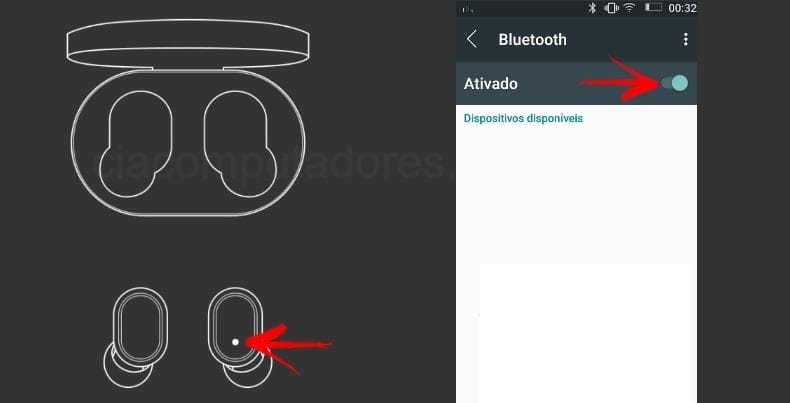 Como emparelhar Redmi AirDots S