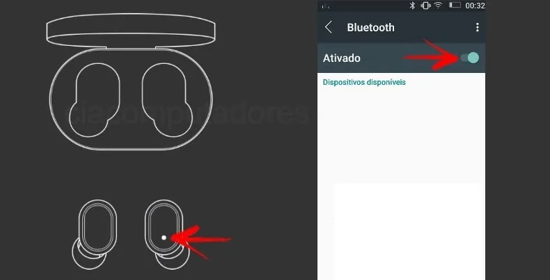 Como emparelhar Redmi AirDots S