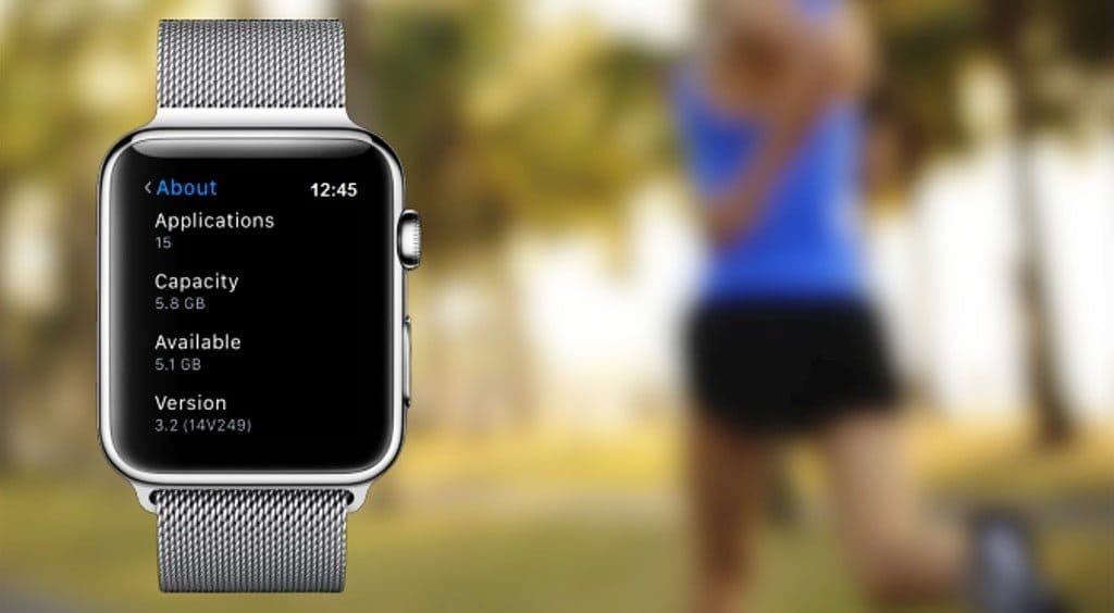 armazenamento apple watch 3