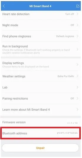 Xiaomi Mi Band: controlar câmera do celular