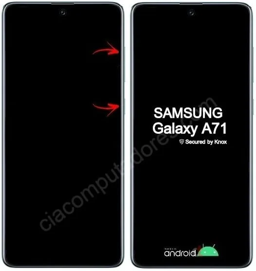 Como formatar o Samsung Galaxy A71 através do modo de recuperação?