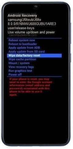 Como resetar Samsung Galaxy A40