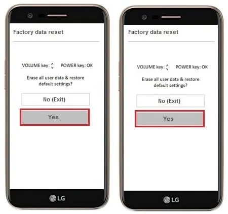 Hard Reset LG K10