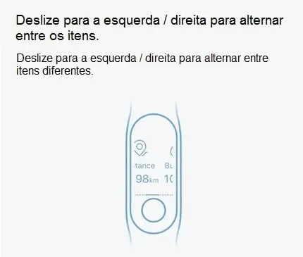 Como usar o touch da Mi band 5?