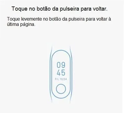 Como usar o touch da Mi band 5?