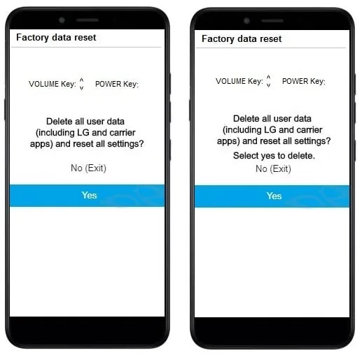 Como resetar o LG K8 Plus