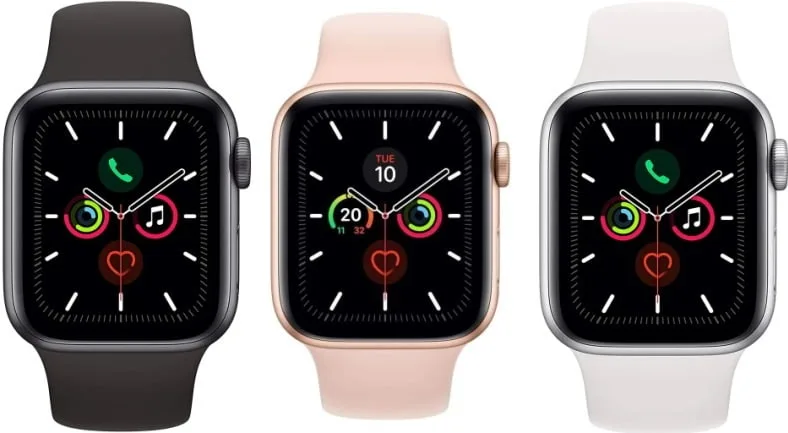 Cores do smartwatch IWO 12 Série 5