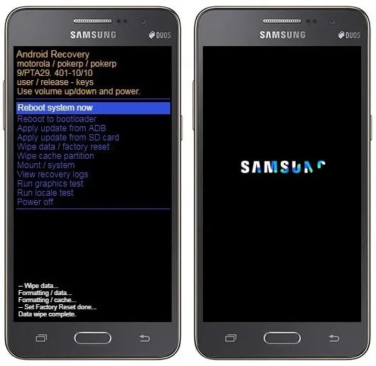 Como formatar Samsung Galaxy Gran Prime Duos pelo modo de recuperação?