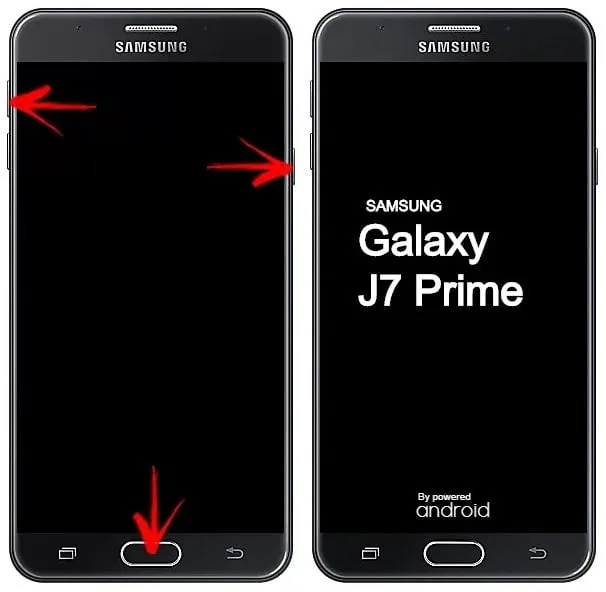 Como formatar Samsung Galaxy J7 Prime pelo modo de recuperação?