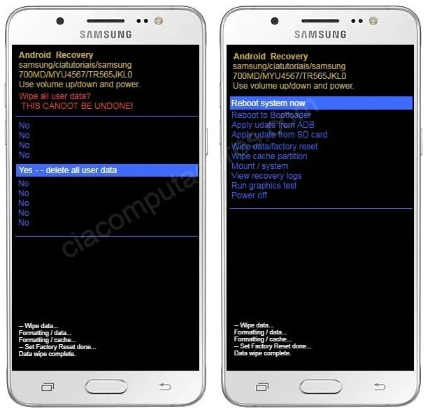 Como formatar o Samsung Galaxy J5 pelo modo de recuperação?