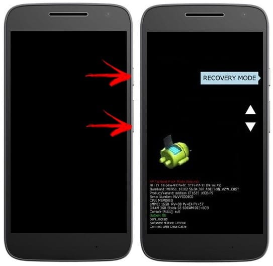 Como resetar Motorola Moto G4 Plus pelo modo de recuperação?