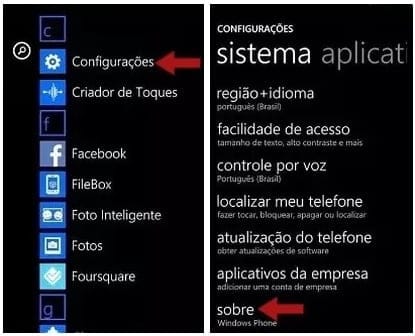 Formatar Nokia Lumia pelas configurações