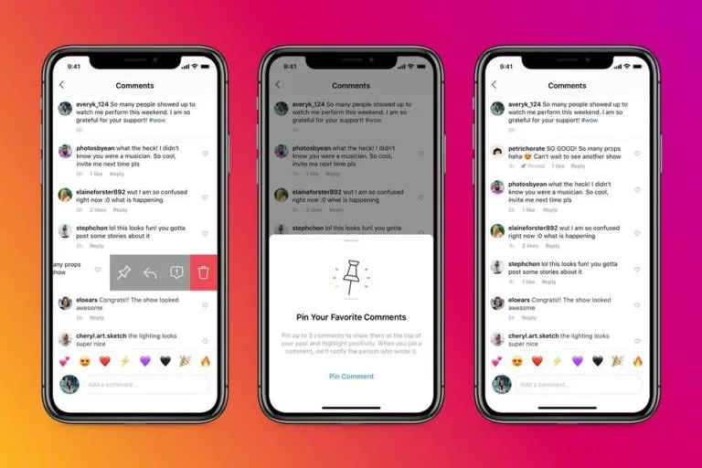Como fixar comentários em posts do Instagram