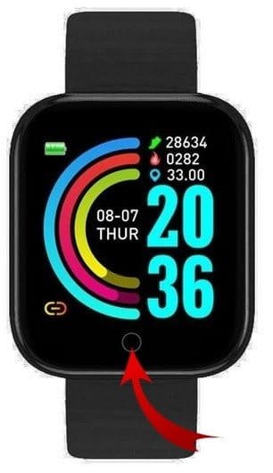 Resetar smartwatch D20