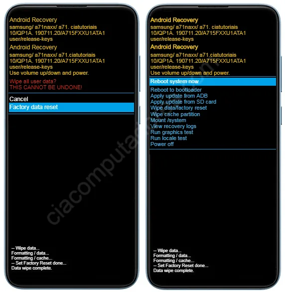 Como formatar Samsung Galaxy A11 pelo modo de recuperação?
