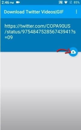 Como baixar vídeos do Twitter a partir de um celular Android?