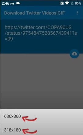 Como baixar vídeos do Twitter a partir de um celular Android?