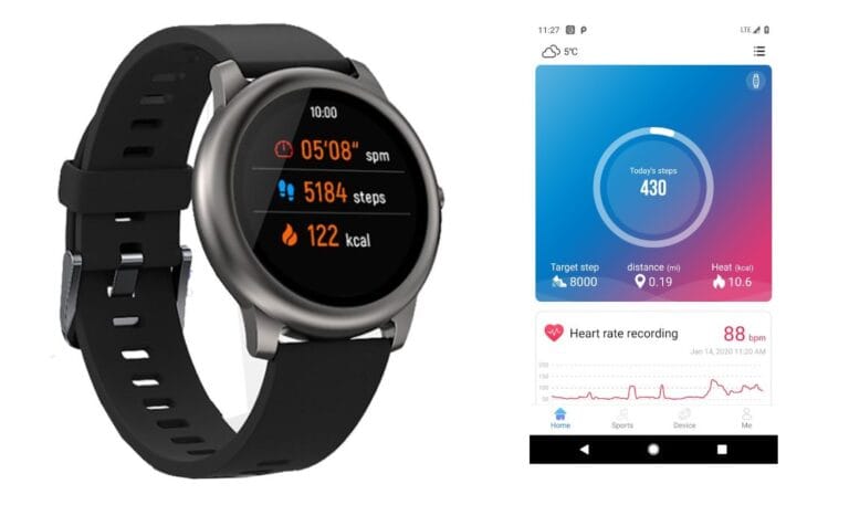 Smartwatch Haylou Solar LS05 e aplicativo Haylou Fit