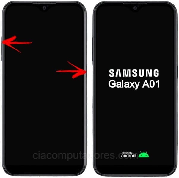 Como formatar Samsung Galaxy A01 pelo modo de recuperação?