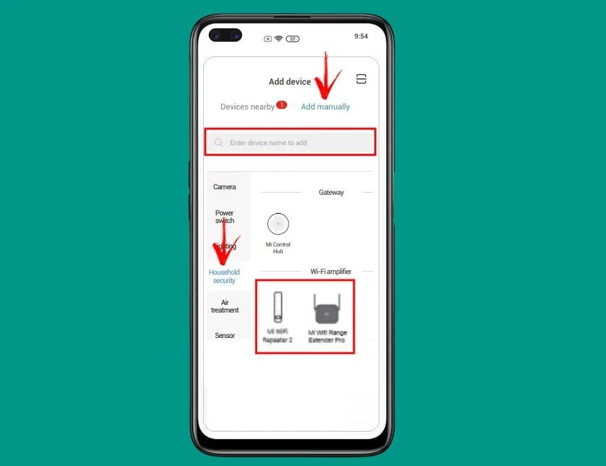 Conectando o repetidor Xiaomi manualmente na rede Wi-Fi (Android e iOS)