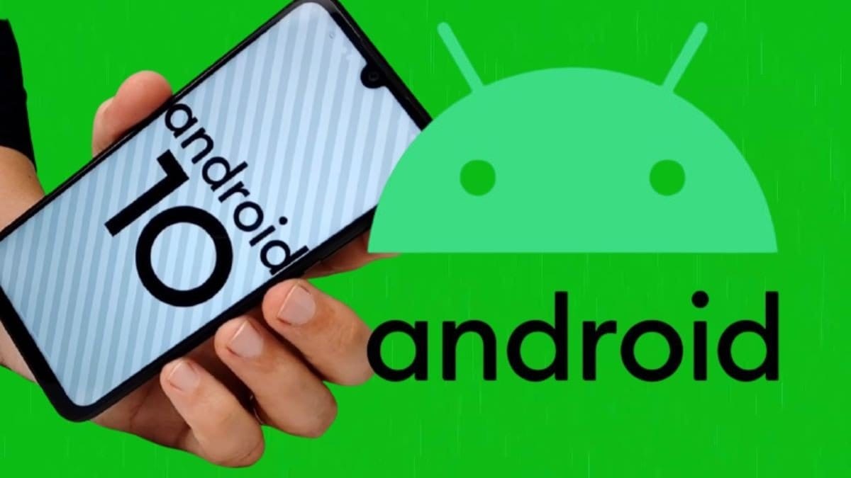 Celular com Android 10