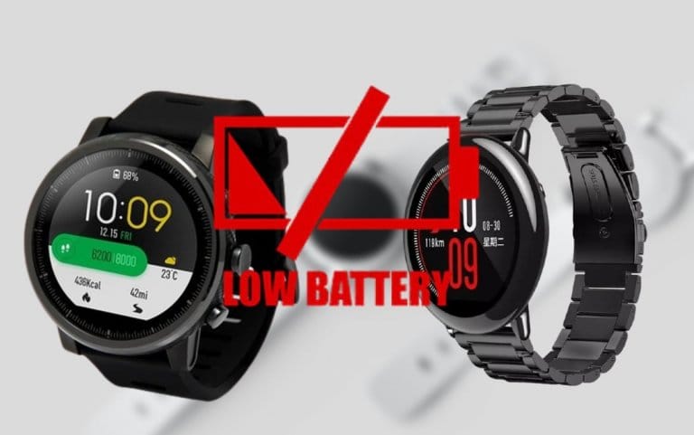 Como reduzir o uso da bateria do Amazfit Stratos e Pace
