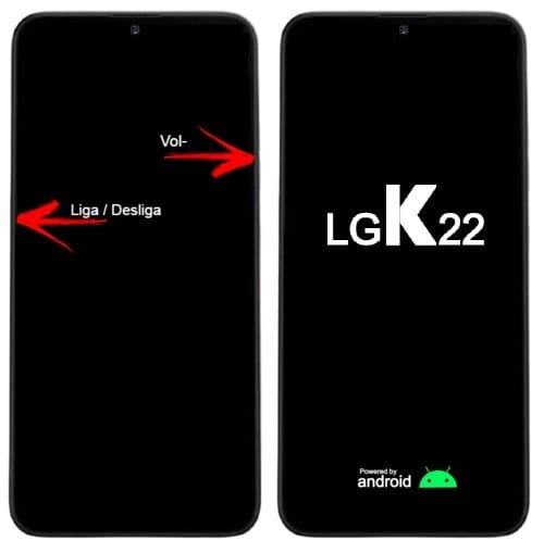 Como formatar o LG K22 pelos botões