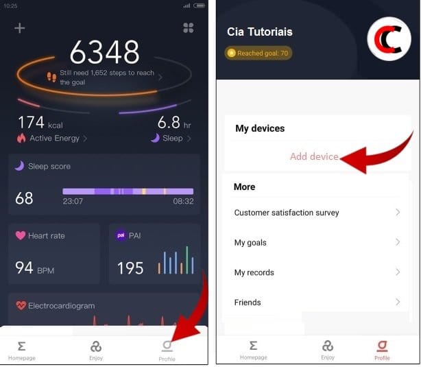 Como emparelhar o Amazfit Pop Pro com o celular?
