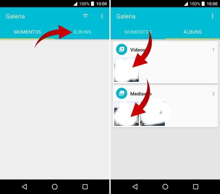 Passos para fazer backup no celular Alcatel.