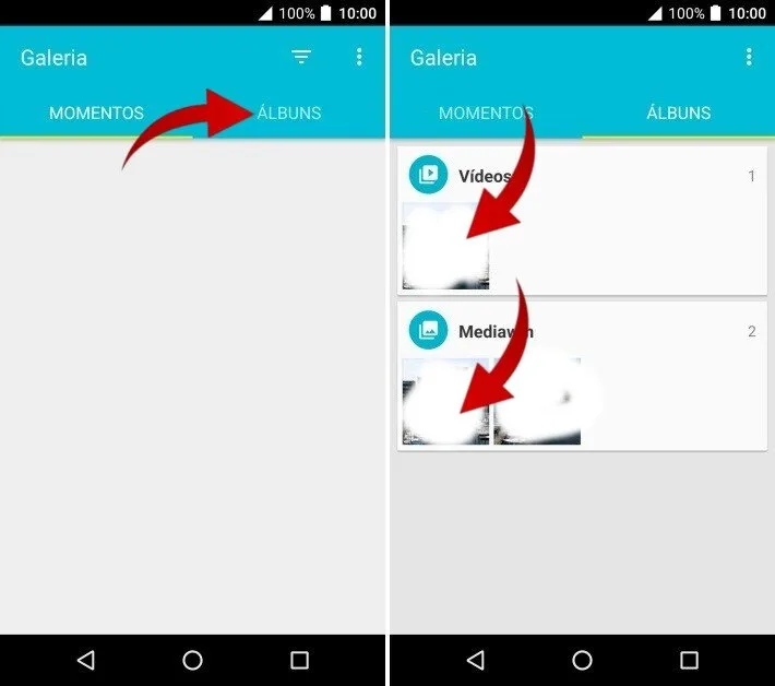 Passos para fazer backup no celular Alcatel.