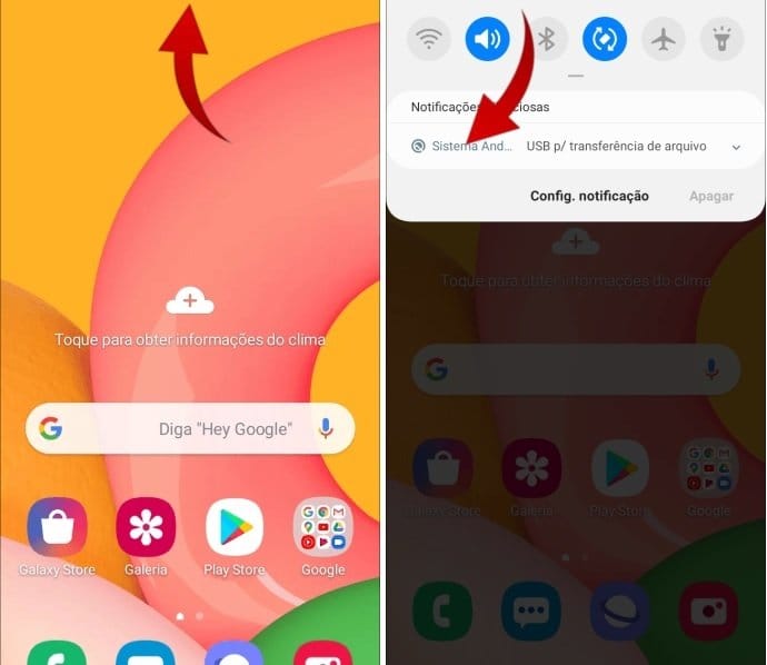 Samsung Galaxy: transferir arquivos para o computador