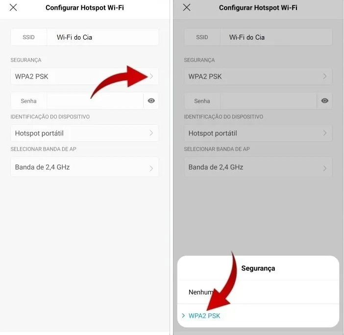 Como rotear o Wi-Fi do celular Xiaomi