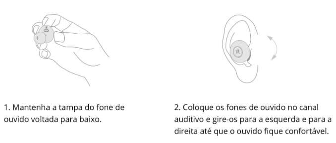 Como usar os fones Realme Buds Q