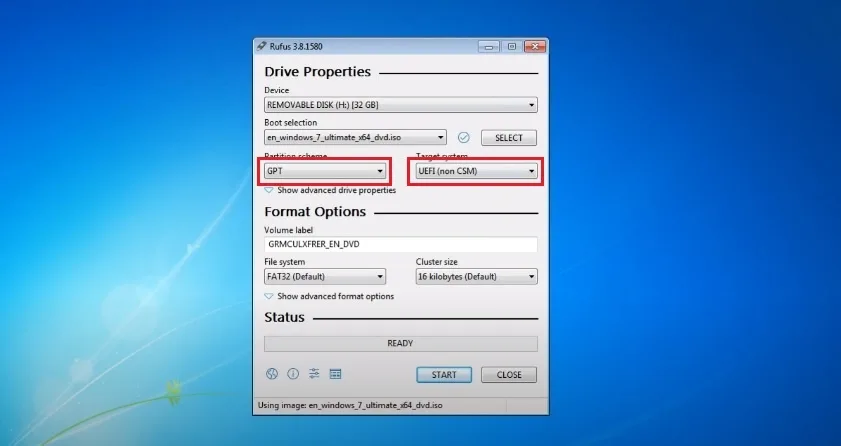 Criando um pendrive inicializável a partir de uma imagem ISO do Windows