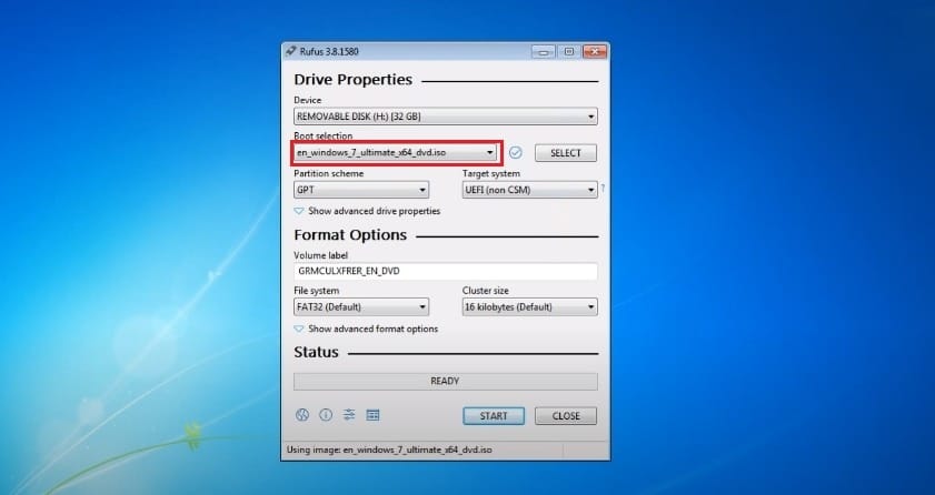 Criando um pendrive inicializável a partir de uma imagem ISO do Windows