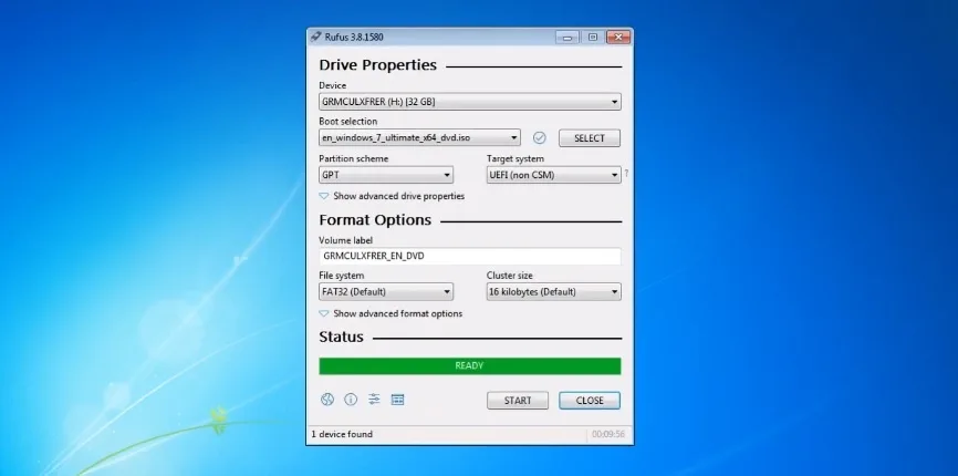 Criando um pendrive inicializável a partir de uma imagem ISO do Windows
