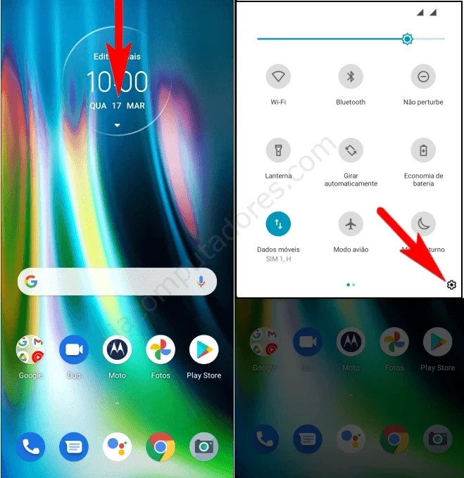 Como formatar o Motorola Moto E7 Power pelas configurações?
