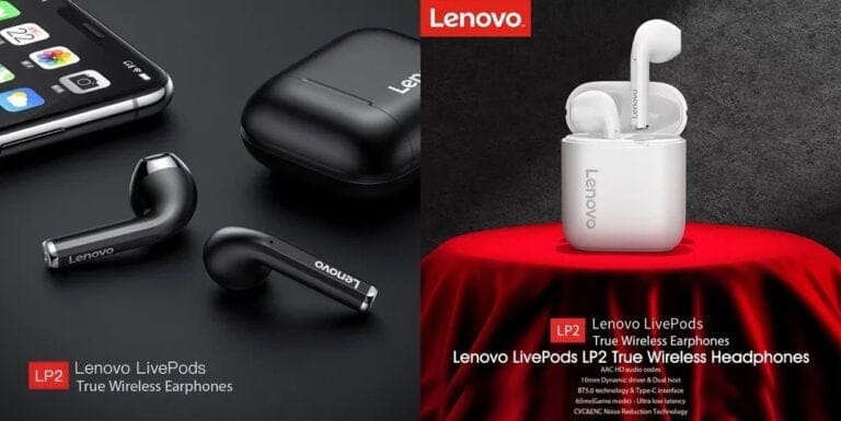 emparelhar fones Lenovo LivePods LP2