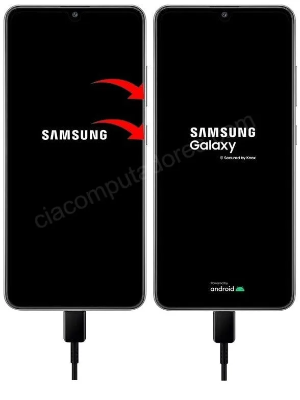 Como formatar o Samsung Galaxy A32 ou Galaxy A32 5G pelo modo de recuperação?