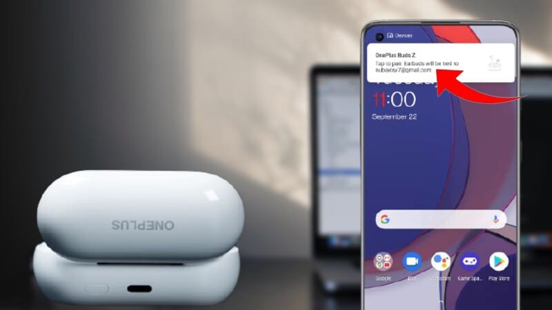 Como emparelhar os fones OnePlus Buds Z?