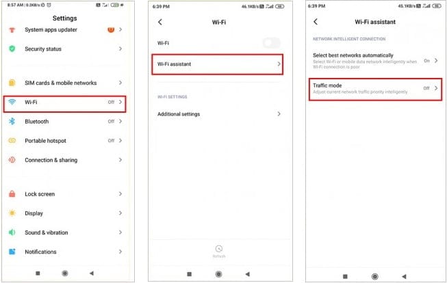 Como ativar o modo de tráfego WiFi no celular Xiaomi?