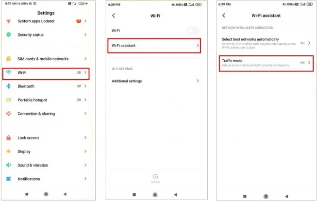 Como ativar o modo de tráfego WiFi no celular Xiaomi?