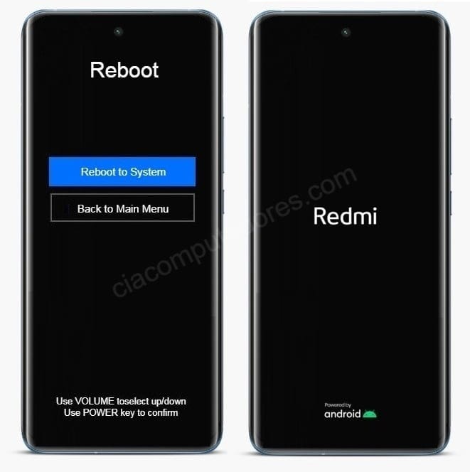 Como formatar Xiaomi Redmi Note 10s pelos botões?
