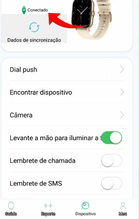 Emparelhar smartwatch DT94 (sincronizar com o celular)