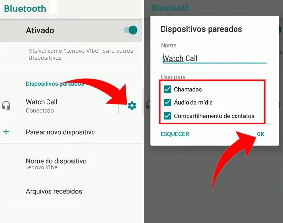 Conectando o M26 Plus pelo bluetooth do celular